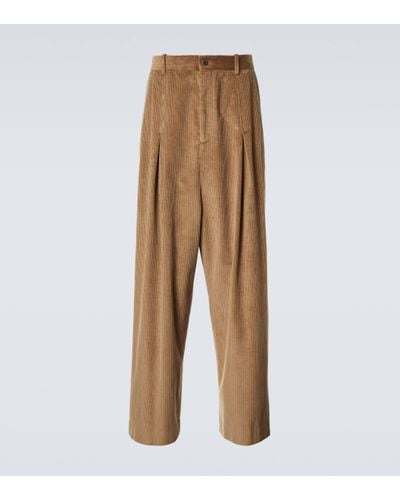 Loewe Pantalon ample en coton et cachemire - Neutre