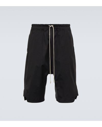 Rick Owens Cotton-blend Shorts - Black