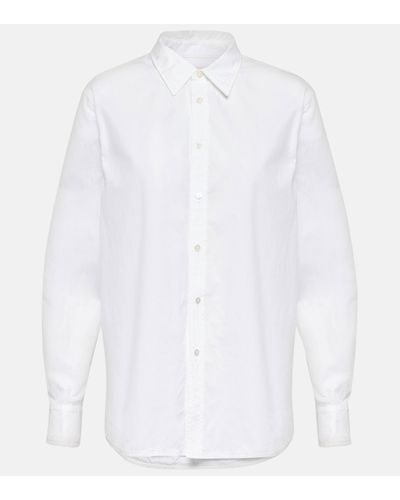 Nili Lotan Raphael Cotton Poplin Shirt - White