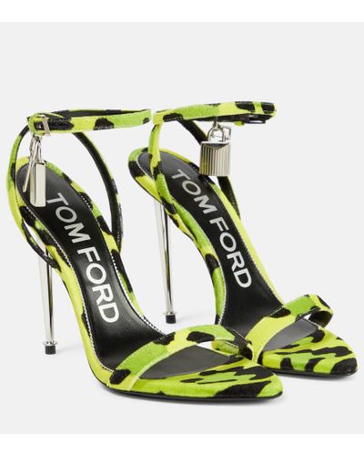 Tom Ford Sandals High Heel Shoes - Green