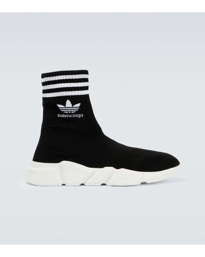 Balenciaga X Adidas Speed Sneakers - Black