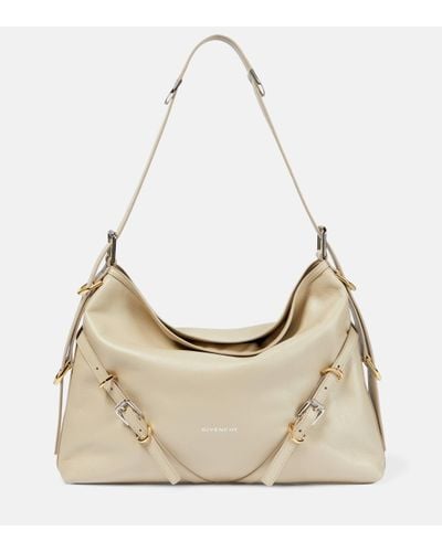 Givenchy Voyou Medium Bag In Leather - Natural
