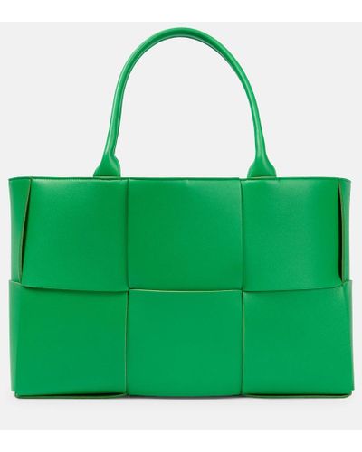 Bottega Veneta ‘Arco Medium’ Shopper Bag - Green