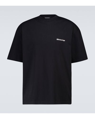 Balenciaga T-shirt fit medium bb corp - Noir