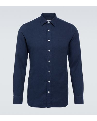 Blue Lardini Shirts for Men | Lyst