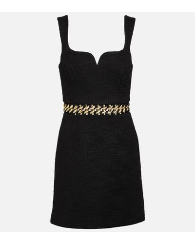 Rebecca Vallance Carine Chain-belt Detail Minidress - Black