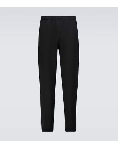 Les Tien Classic Cotton Sweatpants - Black