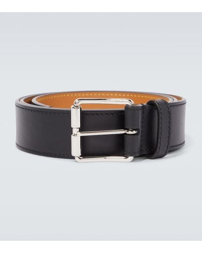 Loewe Roller Leather Belt - Black