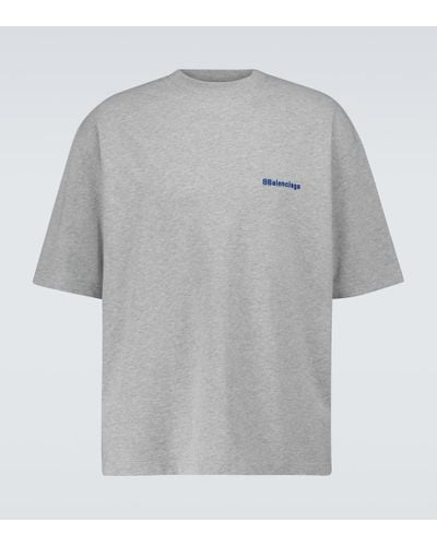 Balenciaga Bb Medium-fit T-shirt - Gray