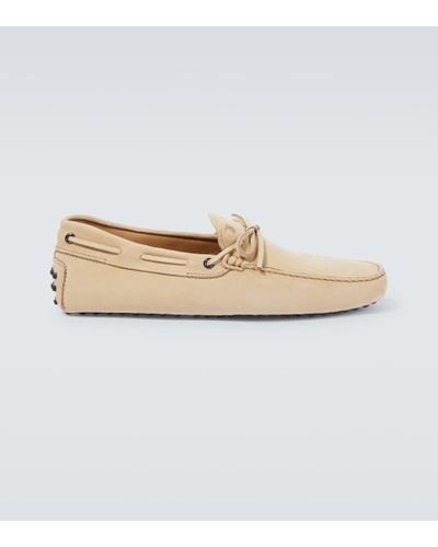 Tod's Mocasines Gommino de ante - Blanco