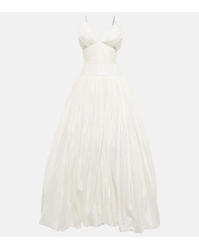 Danielle Frankel Bridal Leith Silk Taffeta Gown - White