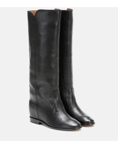 Isabel Marant Chess Boots Black - Noir