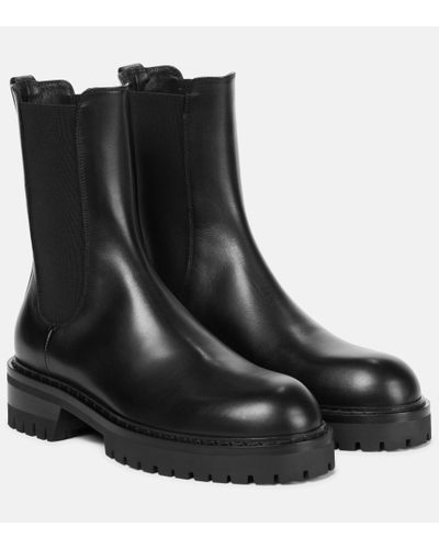 Ann Demeulemeester Wally Leather Chelsea Boots - Black