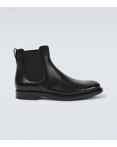 Tod's Bottines en cuir - Noir