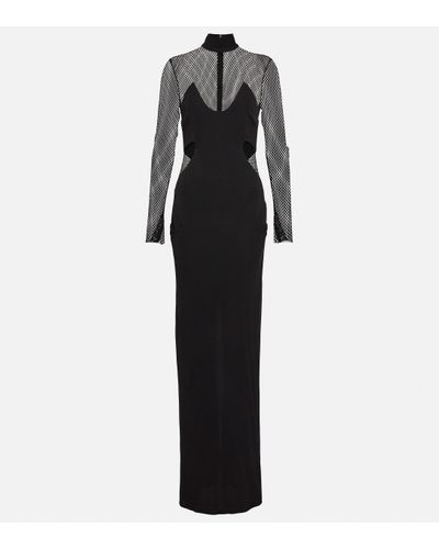 Tom Ford Long-sleeved Cutout Gown - Black