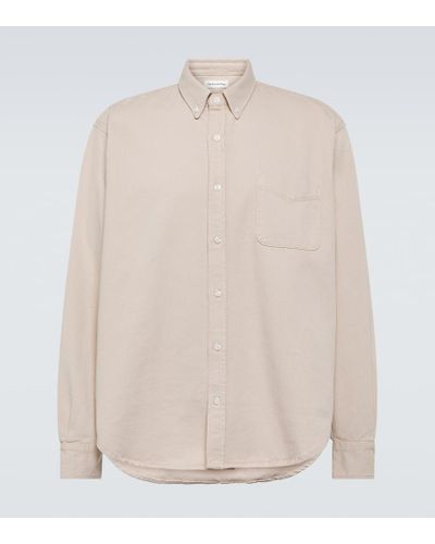 Frankie Shop Sinclair Cotton Shirt - Natural