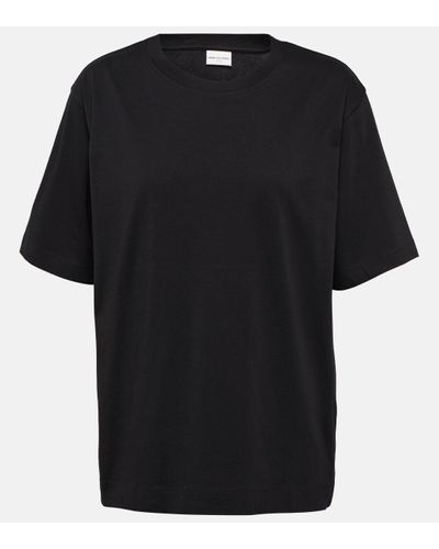 Dries Van Noten T-shirt en coton - Noir
