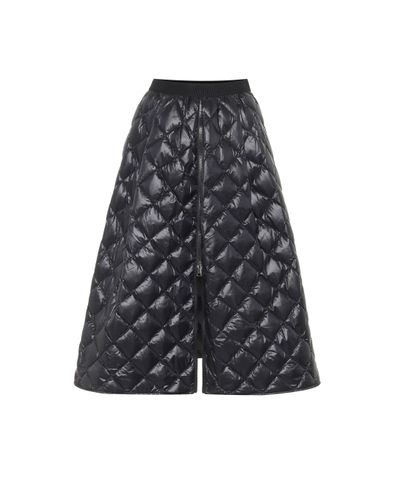 Moncler Quilted Down Midi Skirt - Grey
