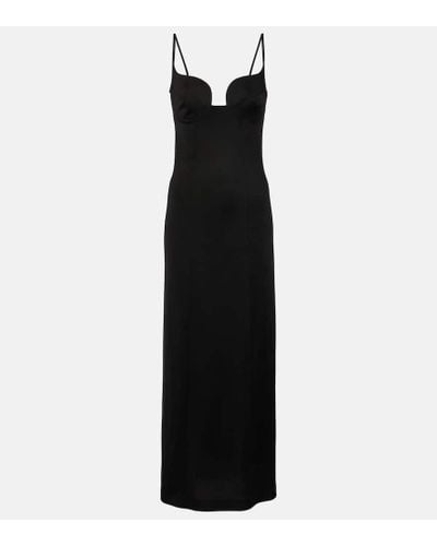 Galvan London Bustier-Kleid Nouveau - Schwarz