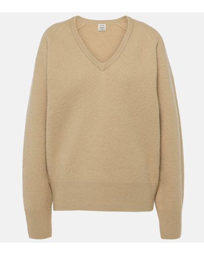 Totême Wool-blend Jumper - Natural