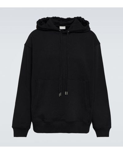 Dries Van Noten Hoodie Haxel aus Baumwolle - Schwarz