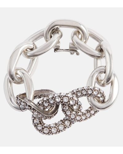 Isabel Marant Crystal-embellished Bracelet - Metallic