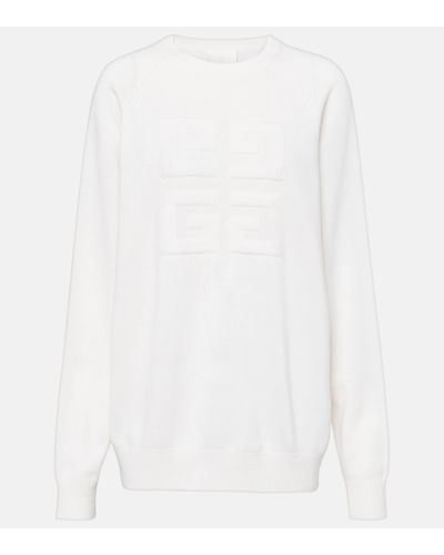 Givenchy Pull 4G en cachemire - Blanc