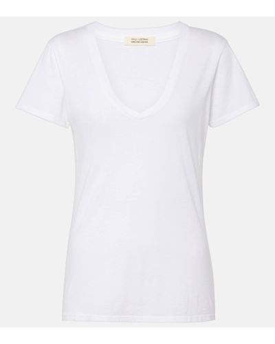 Nili Lotan Carol Cotton Jersey T-shirt - White