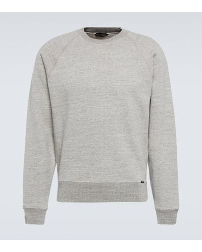 Tom Ford Cotton Melange Sweatshirt - Grey