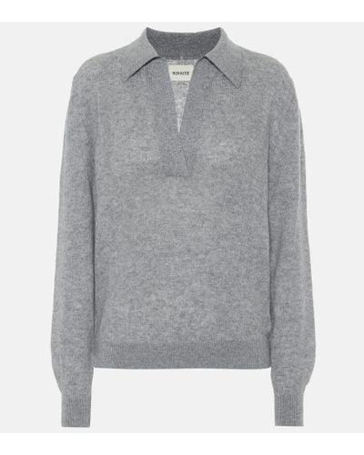 Khaite Jo Cashmere-blend Sweater - Gray