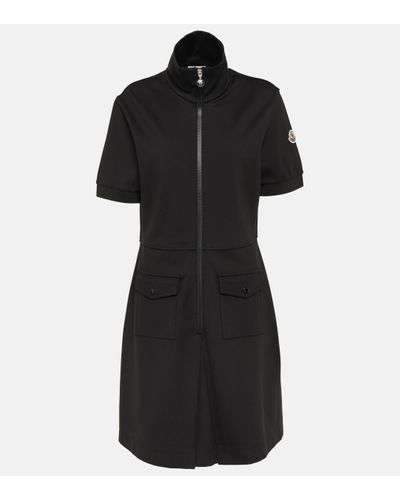 Moncler Jersey Minidress - Black