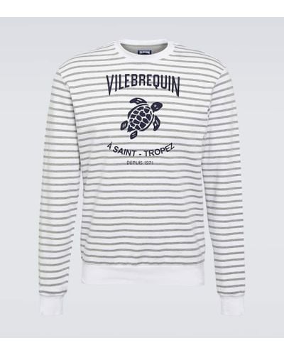 Vilebrequin Sweatshirt Jorasses aus einem Baumwollgemisch - Weiß