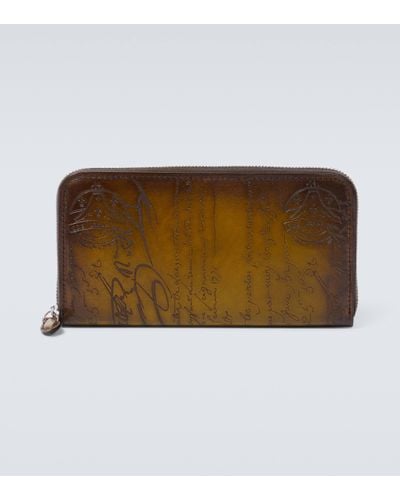 Berluti Leather Wallet - Brown