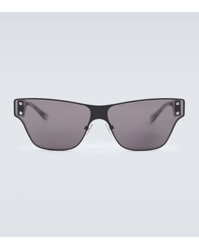 Bottega Veneta Square Metal Sunglasses - Brown