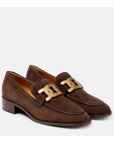 Tod's Mocassini Kate in suede - Marrone