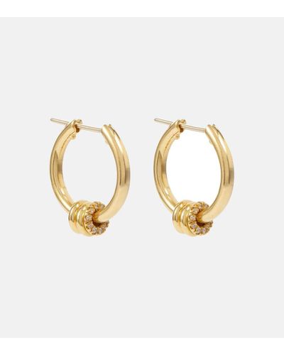 Spinelli Kilcollin Ara 18kt Gold Earrings With White Diamonds - Metallic