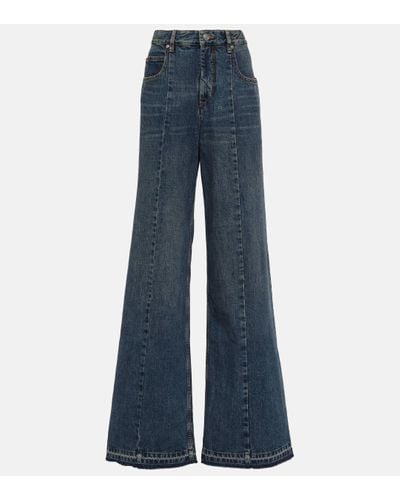 Isabel Marant Noldy High-rise Flared Jeans - Blue