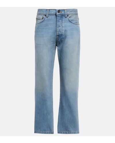 The Row Jeans Lesley en denim cropped - Azul