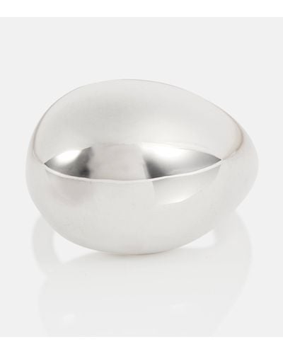 Bottega Veneta Drop Sterling Silver Ring - White