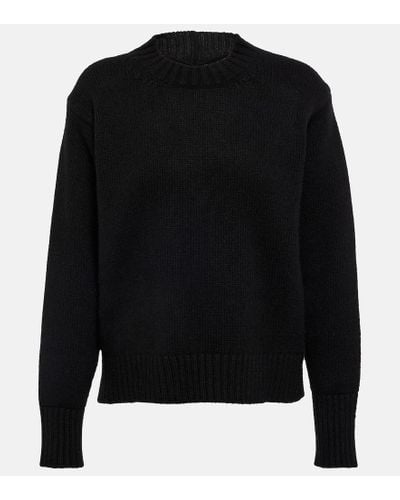 Jil Sander Cashmere-blend Sweater - Black