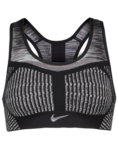 Nike Fe/nom Flyknit Sports Bra - Black