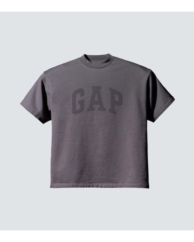 Yeezy Gap T-Shirt Dove aus Fleece - Schwarz