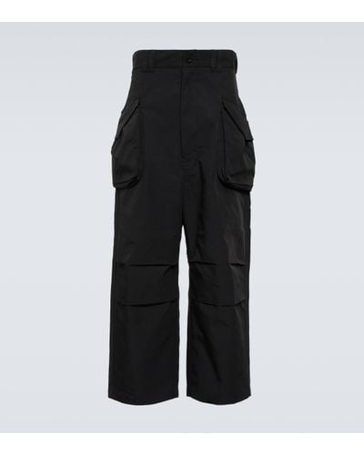 Junya Watanabe Wide-leg Cargo Trousers - Black