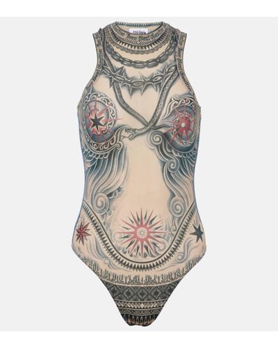 Jean Paul Gaultier Body Tattoo Collection imprime - Multicolore