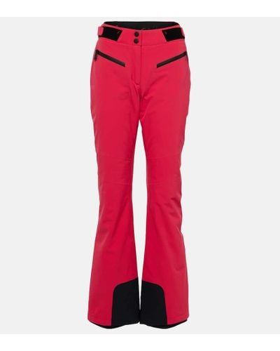 Toni Sailer Pantalones de esqui Amis - Rojo