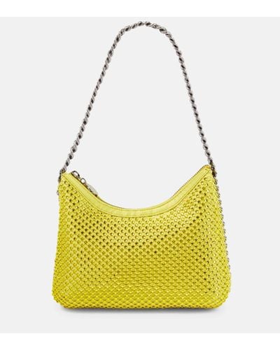 Stella McCartney Falabella Embellished Shoulder Bag - Yellow