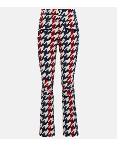 Perfect Moment Aurora High-rise Houndstooth Softshell Ski Pants - Multicolor
