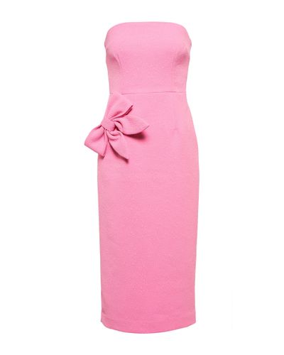 Rebecca Vallance Jaclyn Off-shoulder Midi Dress - Pink