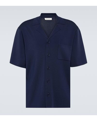 Frankie Shop Benson Polo Shirt - Blue