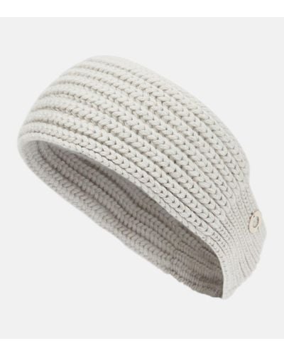 Loro Piana Ribbed-knit Cashmere-blend Headband - White